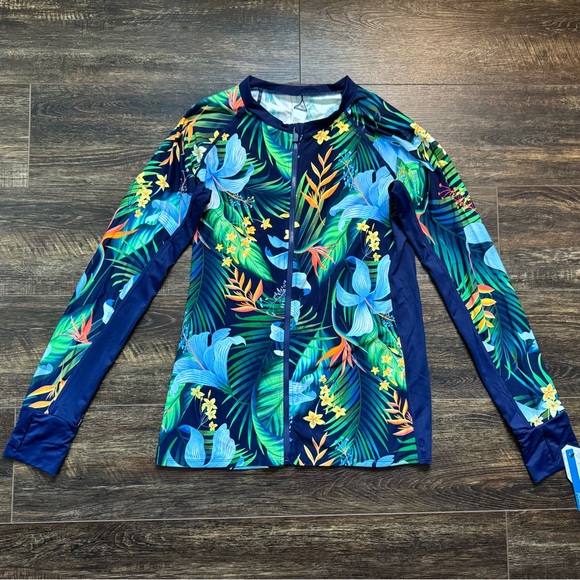 Beach House Other - NWT BEACH HOUSE SPORT Swim Shirt Rash Guard L